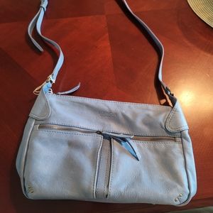 American Leather Co. Purse in blue